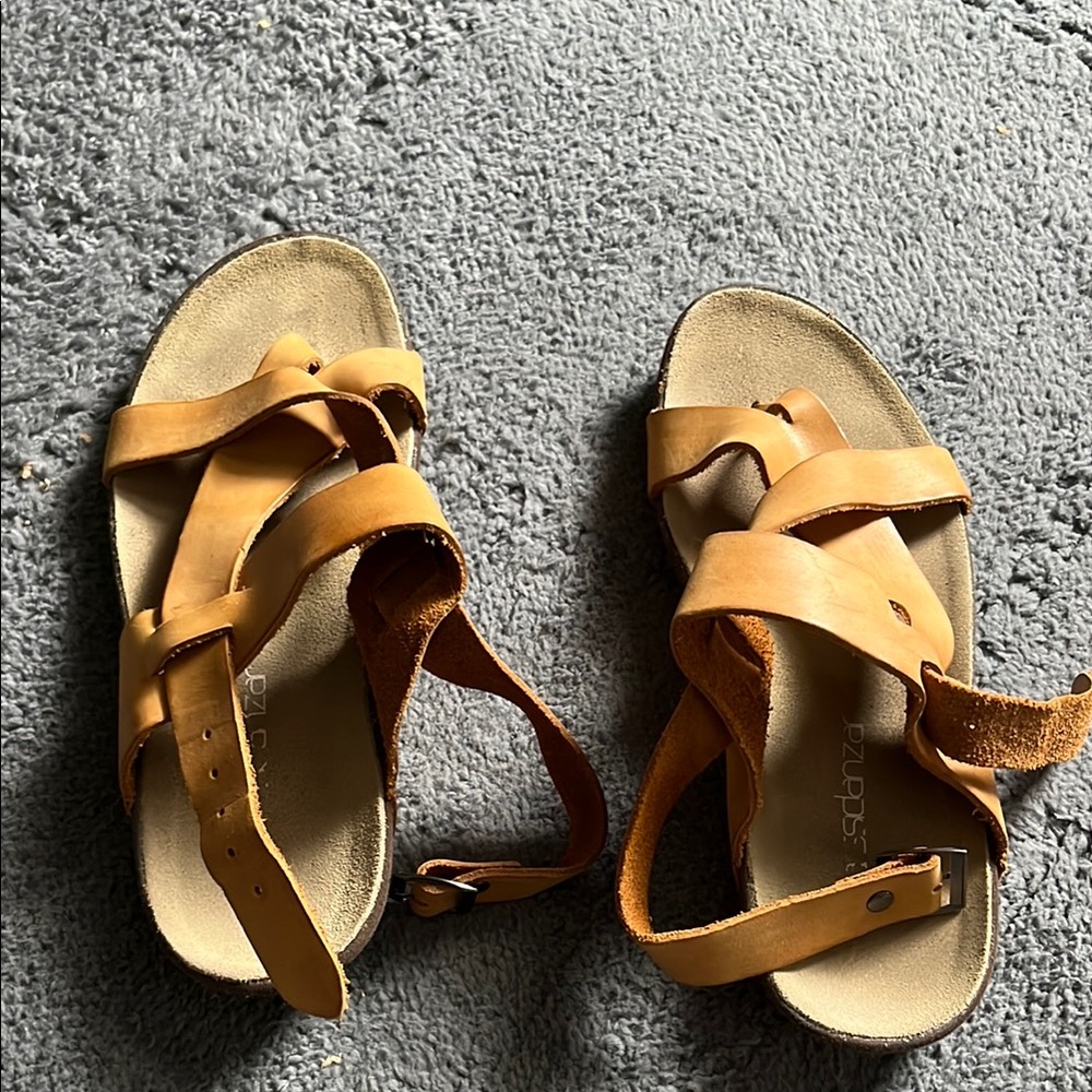 Brown Leather Sandals